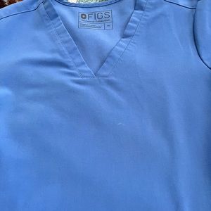 Medium Ceil Blue Figs Set, Medium top & Bottom-Regular Skinny Yola Pants